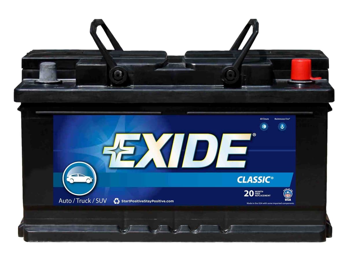 Exide SX-T7/LB4/92 Battery – Group T7/LB4/92, 730 CCA