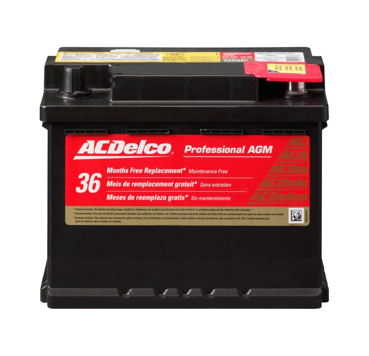 ACDelco 47AGM Battery – Group H5/L2/47, 630 CCA