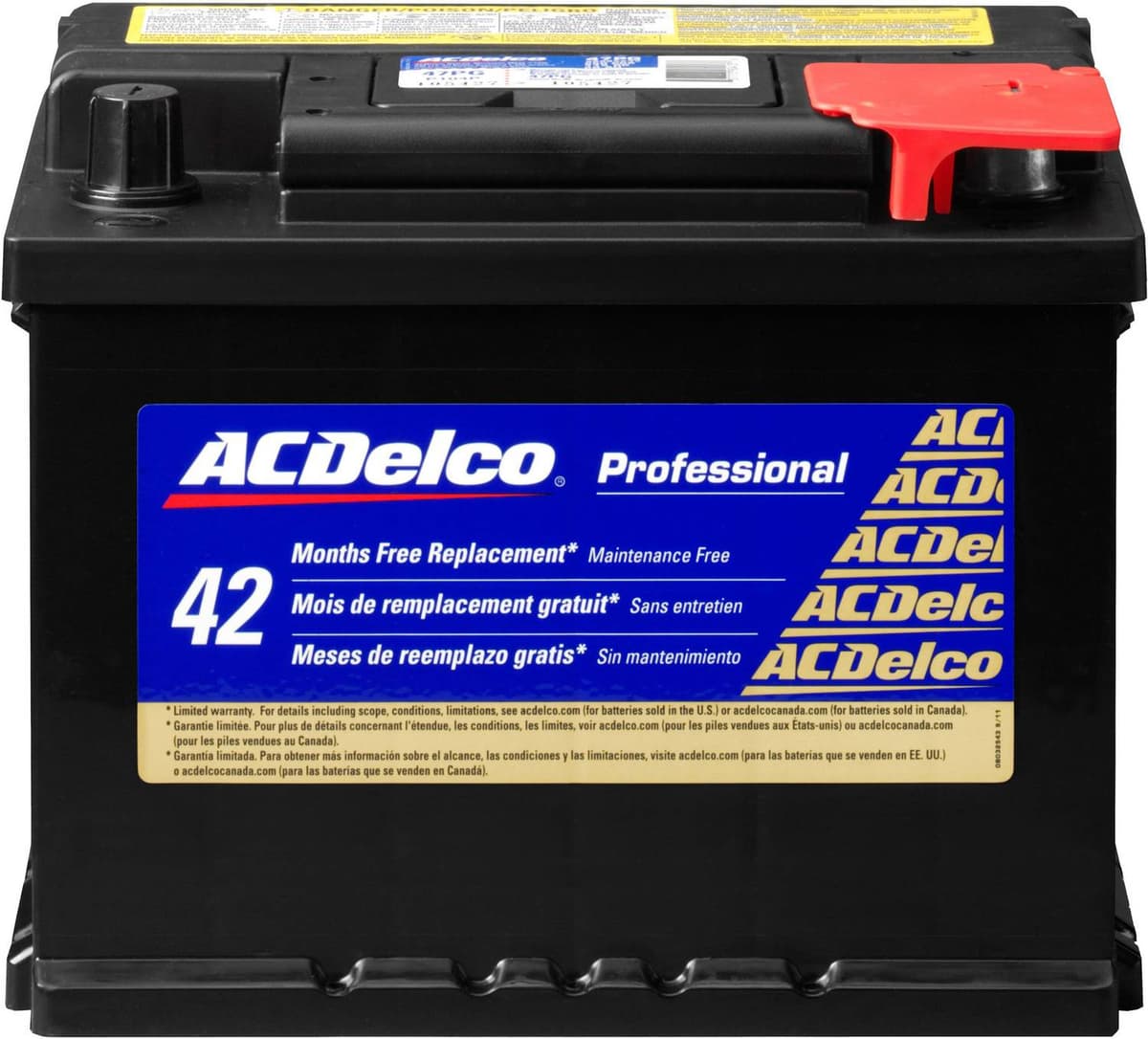 ACDelco 47PG Battery – Group H5/L2/47, 650 CCA