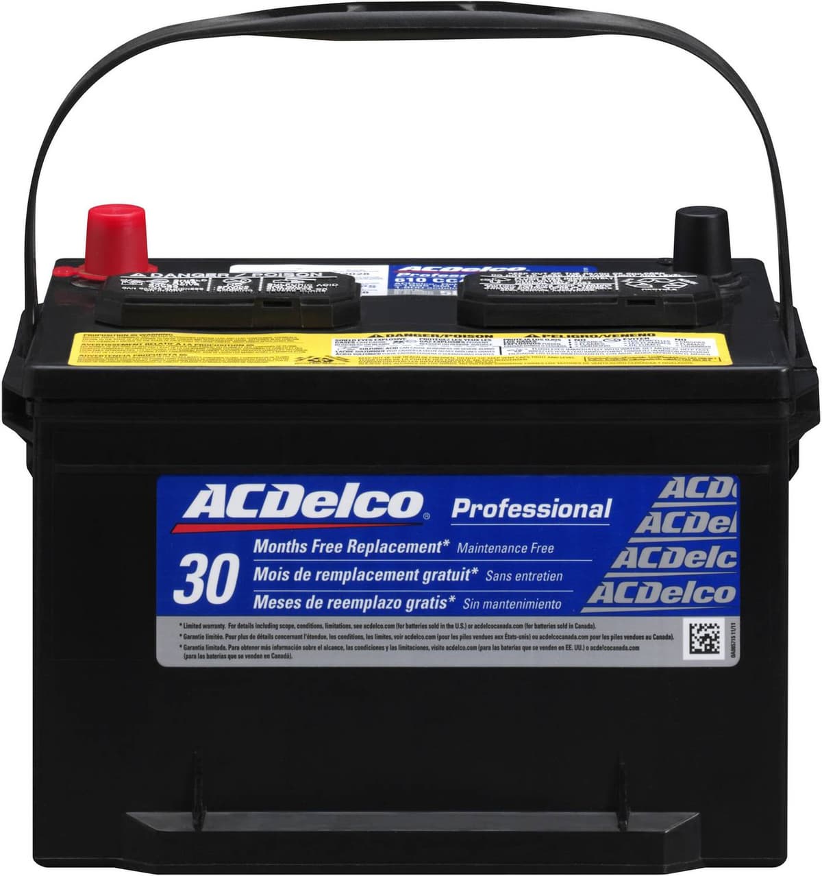 ACDelco 58RPS Battery – Group 58R, 610 CCA