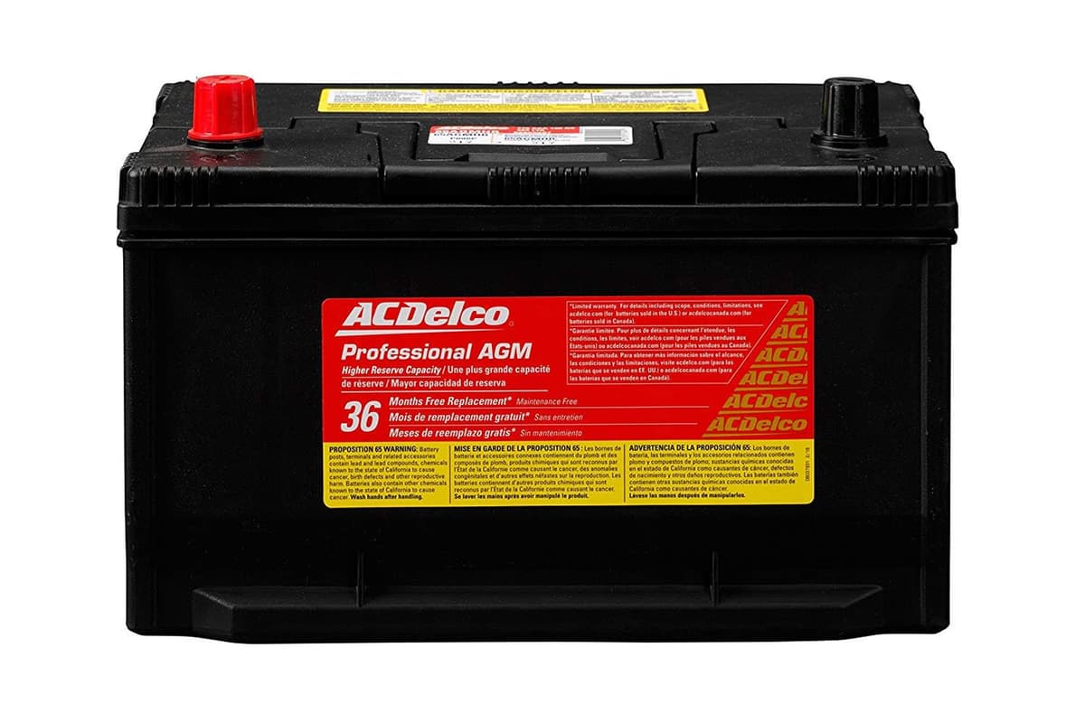 ACDelco 65AGMHRC AGM Battery – Group 65, 750 CCA