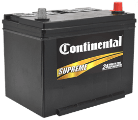 Continental 124R-CS Battery – Group 124R, 700 CCA