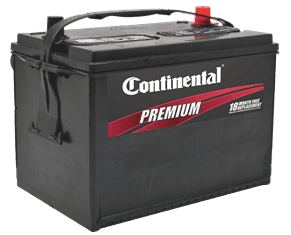 Continental 34/78P Battery – Group 34/78, 550 CCA