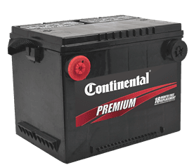 Continental 75P Battery – Group 75, 525 CCA