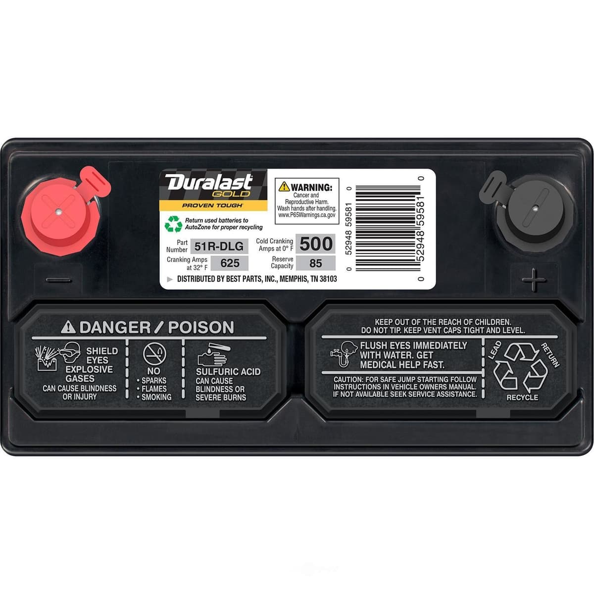 Duralast 51R-DLG Battery