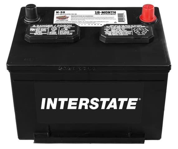 Interstate M-58 Battery – Group 58
