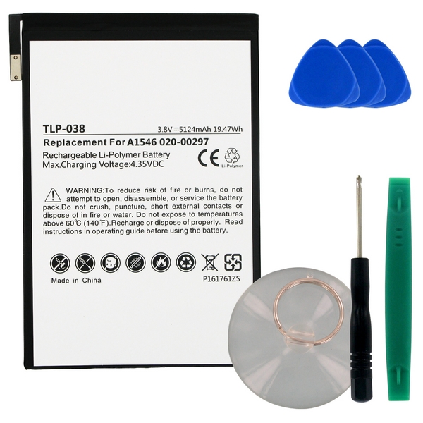 Empire Scientifc TLP-038 3.85V Device Batteries